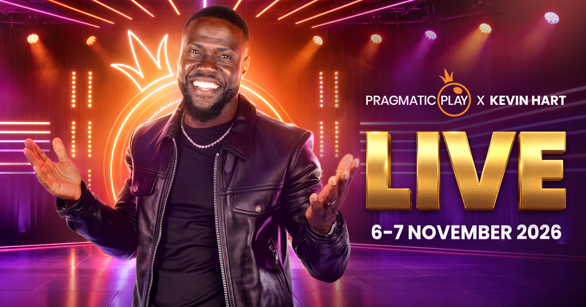 Official Pragmatic Play Kevin Hart live event creative