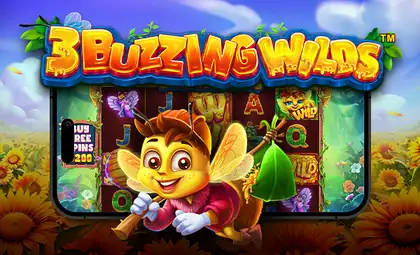 3 Buzzing Wilds official Pragmatic Play artwork