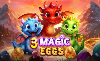 3 Magic Eggs official Pragmatic Play artwork