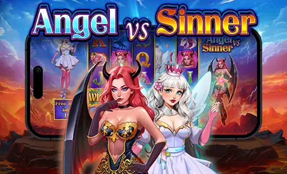 Angel vs Sinner official Pragmatic Play artwork