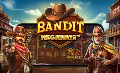 Bandit MegawaysTM official Pragmatic Play artwork