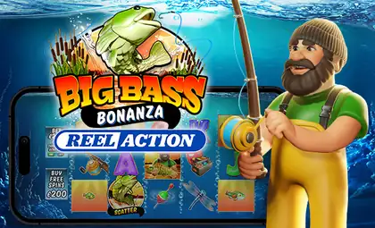 Big Bass Bonanza - Reel Action official Pragmatic Play artwork