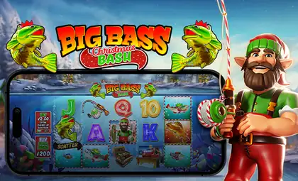 Big Bass Christmas Bash official Pragmatic Play artwork