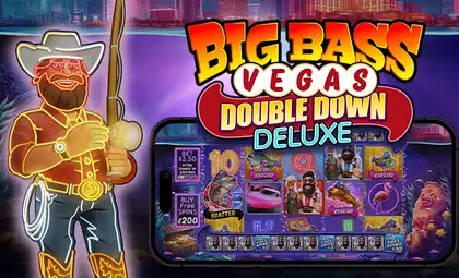 Big Bass Vegas Double Down Deluxe official Pragmatic Play artwork