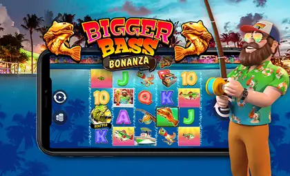 Bigger Bass Bonanza official Pragmatic Play artwork