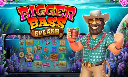 Bigger Bass Splash official Pragmatic Play artwork