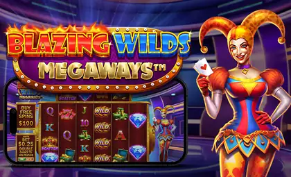Blazing Wilds MegawaysTM official Pragmatic Play artwork