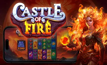 Castle of Fire official Pragmatic Play artwork