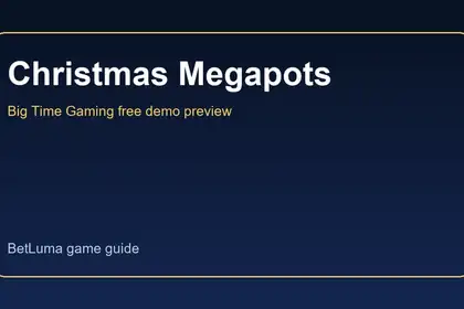 Christmas Megapots game artwork