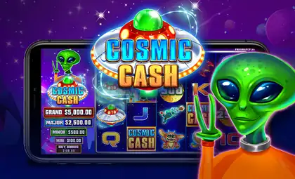 Cosmic Cash official Pragmatic Play artwork