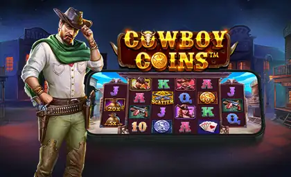 Cowboy Coins official Pragmatic Play artwork