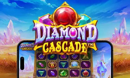 Diamond Cascade official Pragmatic Play artwork