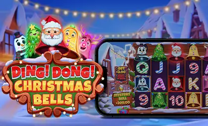 Ding Dong Christmas Bells official Pragmatic Play artwork