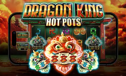 Dragon King Hot Pots official Pragmatic Play artwork