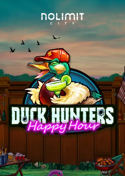 Duck Hunters: Happy Hour slot artwork