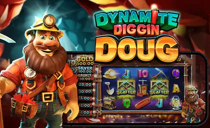 Dynamite Diggin Doug official Pragmatic Play artwork