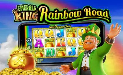 Emerald King Rainbow Road official Pragmatic Play artwork