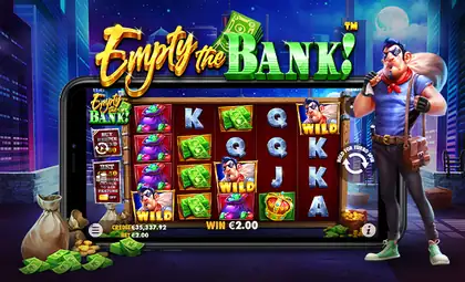 Empty the Bank official Pragmatic Play artwork