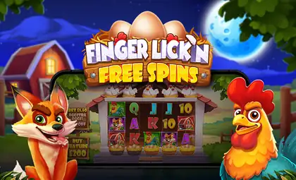 Finger Lick'n Free Spins official Pragmatic Play artwork