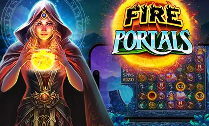 Fire Portals official Pragmatic Play artwork