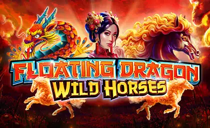 Floating Dragon Wild Horses official Pragmatic Play artwork