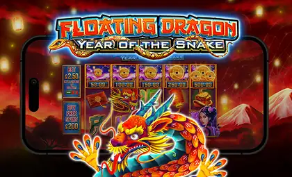 Floating Dragon - Year of the Snake official Pragmatic Play artwork
