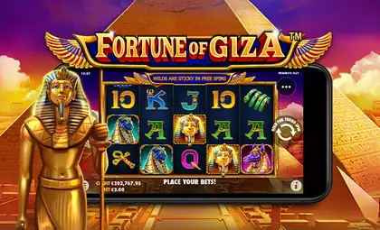 Fortune of Giza official Pragmatic Play artwork
