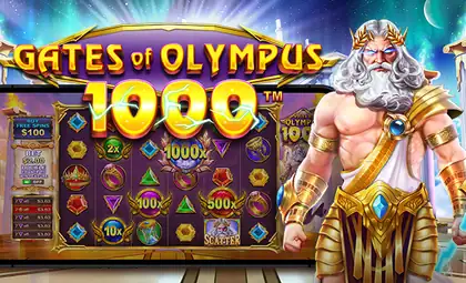 Gates of Olympus 1000 official Pragmatic Play artwork