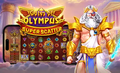 Gates of Olympus Super Scatter official Pragmatic Play artwork
