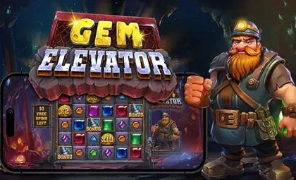 Gem Elevator official Pragmatic Play artwork