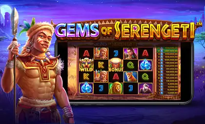 Gems of Serengeti official Pragmatic Play artwork