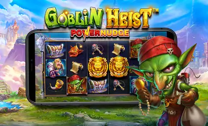 Goblin Heist Powernudge official Pragmatic Play artwork