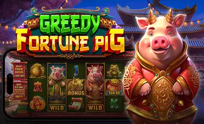 Greedy Fortune Pig official Pragmatic Play artwork