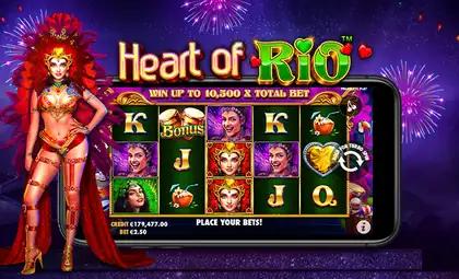 Heart of Rio official Pragmatic Play artwork