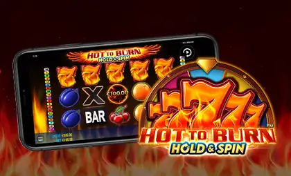 Hot to Burn Hold and SpinTM official Pragmatic Play artwork