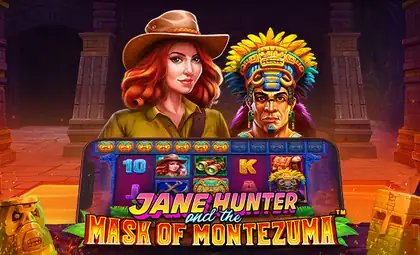 Jane Hunter and the Mask of Montezuma official Pragmatic Play artwork