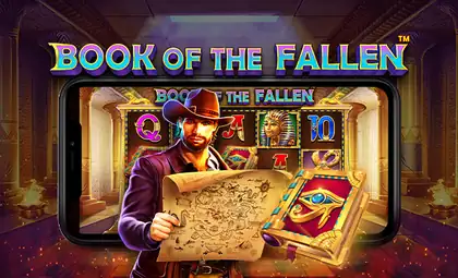 John Hunter and the Book of the Fallen official Pragmatic Play artwork