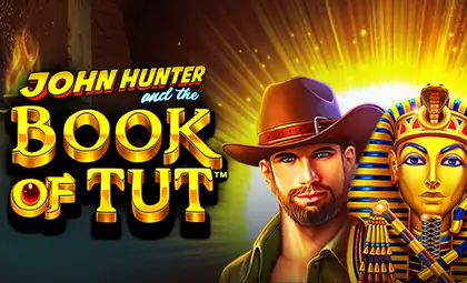 John Hunter and the Book of Tut official Pragmatic Play artwork