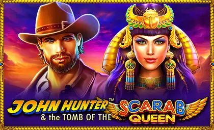 John Hunter and the Tomb of the Scarab Queen official Pragmatic Play artwork