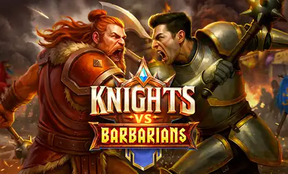 Knights vs Barbarians official Pragmatic Play artwork