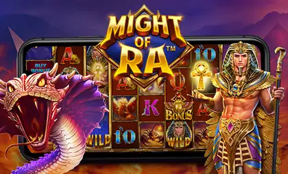 Might of Ra official Pragmatic Play artwork