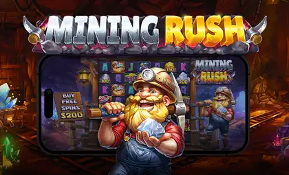 Mining Rush official Pragmatic Play artwork