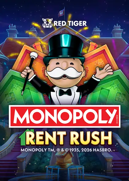 MONOPOLY Rent Rush slot artwork
