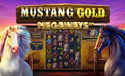 Mustang Gold MegawaysTM official Pragmatic Play artwork