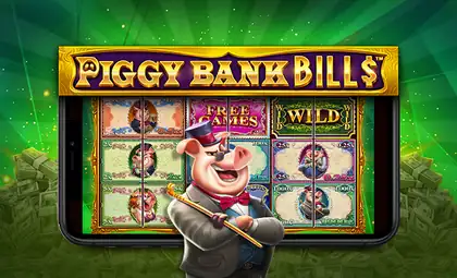 Piggy Bank Bills official Pragmatic Play artwork