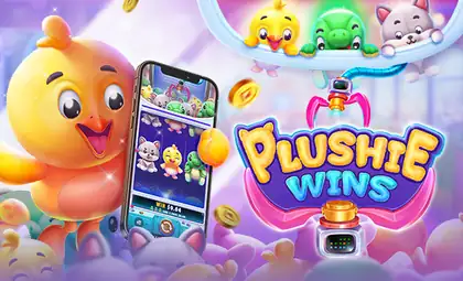 Plushie Wins official Pragmatic Play artwork