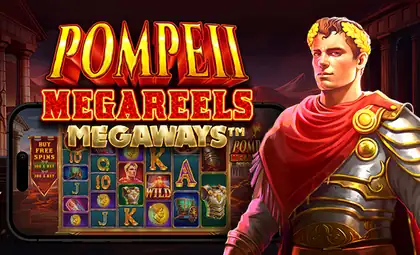 Pompeii Megareels MegawaysTM official Pragmatic Play artwork