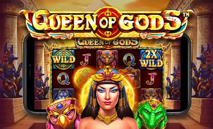 Queen of Gods official Pragmatic Play artwork