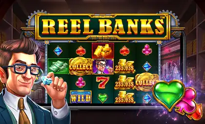 Reel Banks official Pragmatic Play artwork