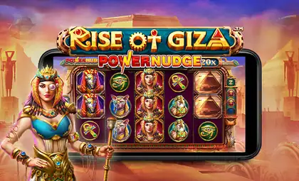 Rise of Giza PowerNudge official Pragmatic Play artwork